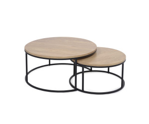 Round Set kavos staliukų komplektas Round Set kavos staliukų komplektas